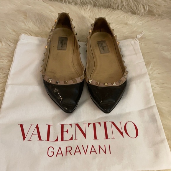 Valentino Rock Studded Flats - Picture 2 of 13